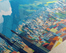 Quito, Ecuador Panoramic Travel Poster Canvas Print, Quito, Ecuador Painting, Ecuador Art, Quito Travel Art, Guest Room Painting