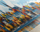 Saint-Jean-sur-Richelieu, Canada Travel Poster Panoramic Canvas Print, Saint-Jean-sur-Richelieu, Canada Painting, Canada Art, Saint-Jean-sur-Richelieu Travel Art, Guest Room Painting