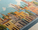 San Luis, Argentina Panoramic Travel Poster Canvas Print, San Luis, Argentina Painting, Argentina Art, San Luis Travel Art, Guest Room Painting