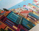 Valparaiso, Chile Panoramic Travel Poster Canvas Print, Valparaiso, Chile Painting, Chile Art, Valparaiso Panoramic Travel Art, Travel Painting