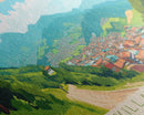Villavicencio, Colombia Travel Poster Panoramic Canvas Print, Villavicencio, Colombia Painting, Colombia Art, Villavicencio Travel Art, Guest Room Painting