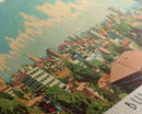 Bulawayo, Zimbabwe Panoramic Canvas Print, Bulawayo, Zimbabwe Painting, Zimbabwe Art, Bulawayo Travel Poster, Travel Art, Housewarming Gift