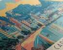 Cape Town, South Africa Panoramic Canvas Print, Cape Town, South Africa Painting, South Africa Art, Cape Town Travel Poster, Travel Art, Housewarming Gift
