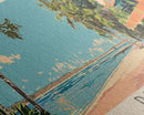 Darwin, Australia Panoramic Canvas Print, Darwin, Australia Painting, Australia Art, Darwin Travel Poster, Travel Art, Housewarming Gift