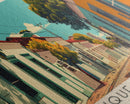 Duque de Caxias, Brazil Panoramic Canvas Print, Duque de Caxias, Brazil Painting, Brazil Art, Duque de Caxias Travel Poster, Travel Art, Housewarming Gift