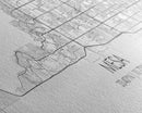 Panoramic Mesa City Map, Florida Art, Map Print, Minimalist Wall Art, Canvas Art, Housewarming Gift, Street Map Art, Closing Gift