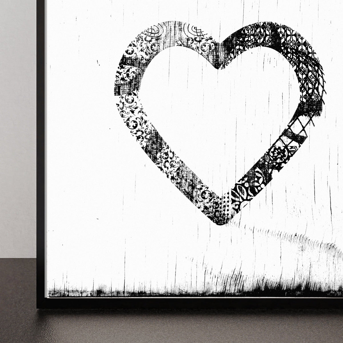 Ornamental Heart Art Prints, photo 3 of 3