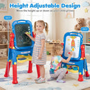 Kids Art Easel with Adjustable Height & 22 Accessories by LJGDeals