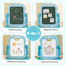 Kids Art Easel with Adjustable Height & 22 Accessories