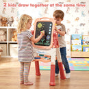 Kids Art Easel with Adjustable Height & 22 Accessories