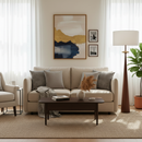 Alden Linen Floor Lamp 11.8"