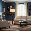 Alden Linen Floor Lamp 11.8"