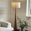 Alden Linen Floor Lamp 11.8"