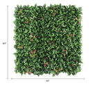 Photinia Artificial Vertical Garden Green Wall Panel 40×40in 11 SQ FT – UV Resistant – Commercial Grade