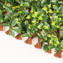 Jasmine Expandable Artificial Trellis Privacy Screen 72×36in – UV Resistant