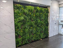 Country Fern Artificial Vertical Garden Green Wall Panel 40×40in 11 SQ FT – UV Resistant – Commercial Grade by Designer Plants USA