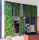 Country Fern Artificial Vertical Garden Green Wall Panel 40×40in 11 SQ FT – UV Resistant – Commercial Grade by Designer Plants USA