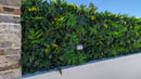 Hawaiian Sunrise Flowering Artificial Vertical Garden Green Wall Panel 40×40in 11 SQ FT – UV Resistant – Commercial Grade