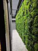 Country Fern Artificial Vertical Garden Green Wall Panel 40×40in 11 SQ FT – UV Resistant – Commercial Grade