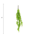 Light Green Button Fern Artificial Hanging Plant 31in – UV Resistant