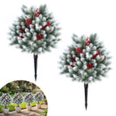 Artificial Cedar Topiary Trees with Ground Spikes, Set of 2 by LJGDeals