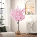 6.5 FT Tall Artificial Cherry Blossom Tree with 900 Pink Flowers by LJGDeals