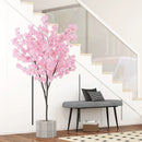 6.5 FT Tall Artificial Cherry Blossom Tree with 900 Pink Flowers by LJGDeals