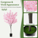 6.5 FT Tall Artificial Cherry Blossom Tree with 900 Pink Flowers by LJGDeals