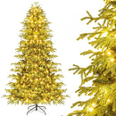Artificial Christmas Tree with LED Lights and PVC Mixed Branch Tips by LJGDeals