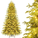 Artificial Christmas Tree with LED Lights and PVC Mixed Branch Tips by LJGDeals