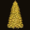 Artificial Christmas Tree with LED Lights and PVC Mixed Branch Tips by LJGDeals