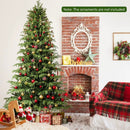 Artificial Christmas Tree with LED Lights and PVC Mixed Branch Tips by LJGDeals