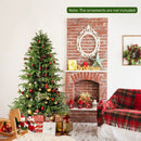 Artificial Christmas Tree with LED Lights and PVC Mixed Branch Tips by LJGDeals