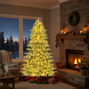 Artificial Christmas Tree with LED Lights and PVC Mixed Branch Tips by LJGDeals