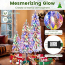 Artificial Christmas Tree Set of 3 with Snow-flocked Branch Tips by LJGDeals