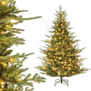 Artificial Christmas Tree with Branch Tips and Warm White LED Lights by LJGDeals