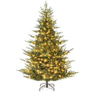 Artificial Christmas Tree with Branch Tips and Warm White LED Lights by LJGDeals
