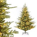 Artificial Christmas Tree with Branch Tips and Warm White LED Lights by LJGDeals