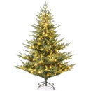 Artificial Christmas Tree with Branch Tips and Warm White LED Lights by LJGDeals