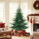 Artificial Christmas Tree with Branch Tips and Warm White LED Lights by LJGDeals