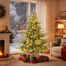 Artificial Christmas Tree with Branch Tips and Warm White LED Lights by LJGDeals