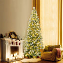 6/7.5/9 FT Artificial Christmas Tree with Warm-White LED Lights by LJGDeals