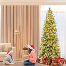 6/7.5/9 FT Artificial Christmas Tree with Warm-White LED Lights by LJGDeals