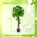44 Inch Artificial Crabapple Tree with Adjustable Branches for Decor by LJGDeals