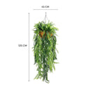 Fern Artificial Hanging Basket 17.7×49.2in – UV Resistant