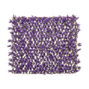 Decorative Faux Purple Eucalyptus Fencing Panel with Real Willow Frame for Balcony Patio
