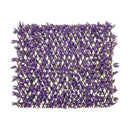 Decorative Faux Purple Eucalyptus Fencing Panel with Real Willow Frame for Balcony Patio by LJGDeals
