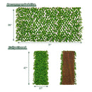 Expandable Fence Privacy Screen with Sun-Protective Artificial Hedge for Balcony Patio by LJGDeals
