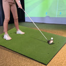Artificial Turf Mat for Indoor and Outdoor Golf Practice Includes 2 Rubber Tees and 2 Alignment Sticks by LJGDeals
