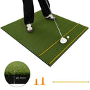 Artificial Turf Mat for Indoor and Outdoor Golf Practice Includes 2 Rubber Tees and 2 Alignment Sticks by LJGDeals